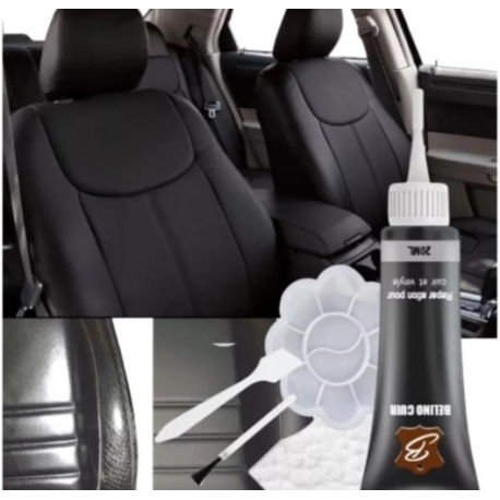 Crema De Reparación De Cuero Asiento, Sofa, Ropa Y Mas + Acc