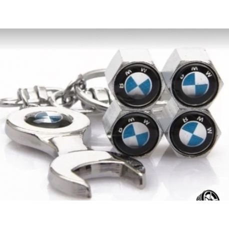 JUEGO BMW TAPA VALVULA + LLAVERO