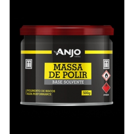 PASTA PULIR FINA Nº 2 AUTOMOTRIZ ANJO 500 GRS BASE SOLVENTE
