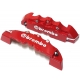 Par Cubre Caliper Rojo 24 cm